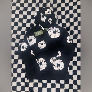 Denim tears hoodie black/White S